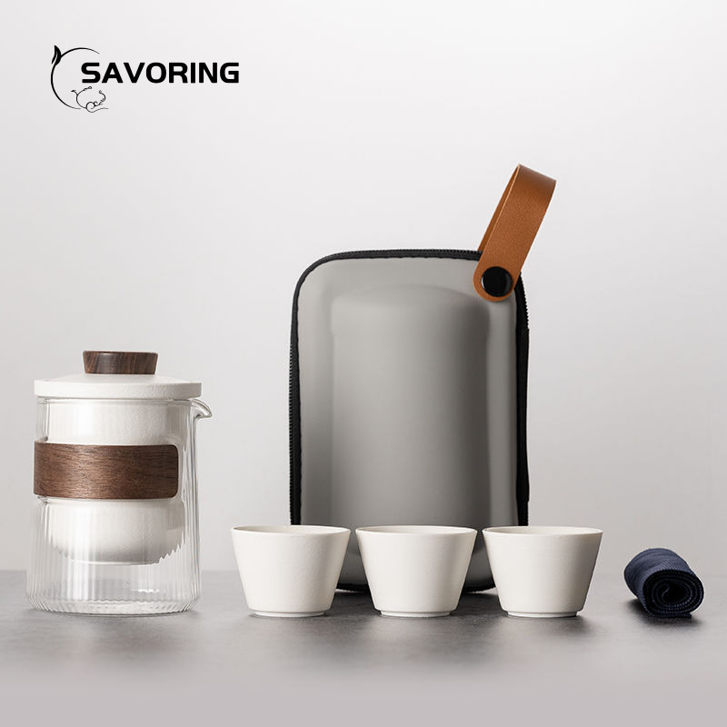 Camping Cooking Accessories - Juego de té de cerámica chino