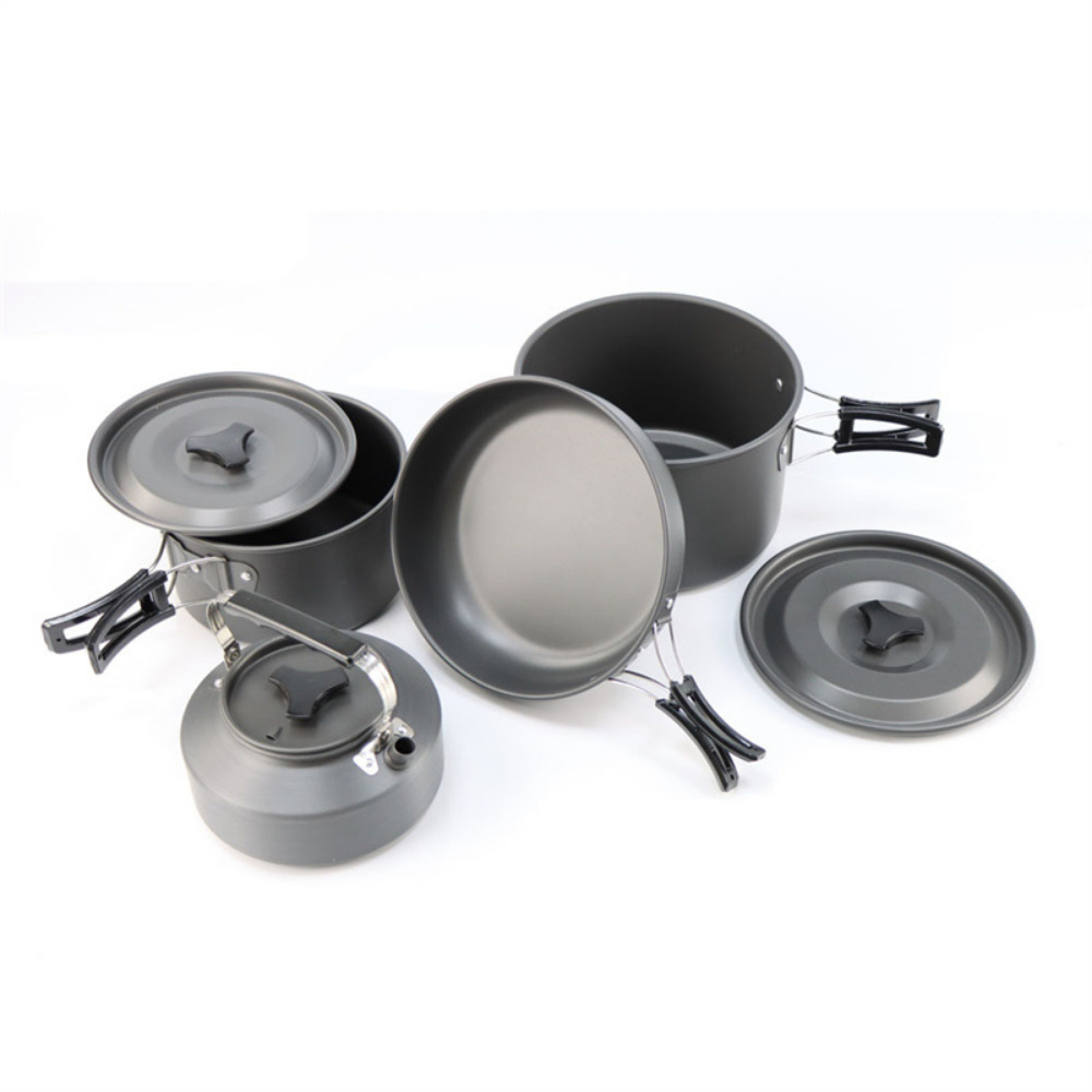 Camping Lightweight Cooking Pot - Juego de Cocina para Acampar al