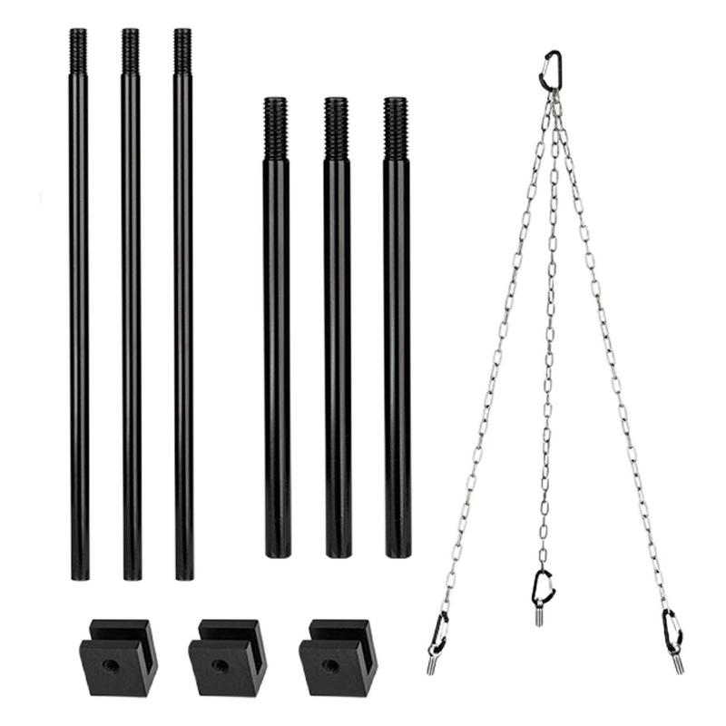 Camping Cooking Grate - Parrilla desmontable, trípode Vertical, parrilla para