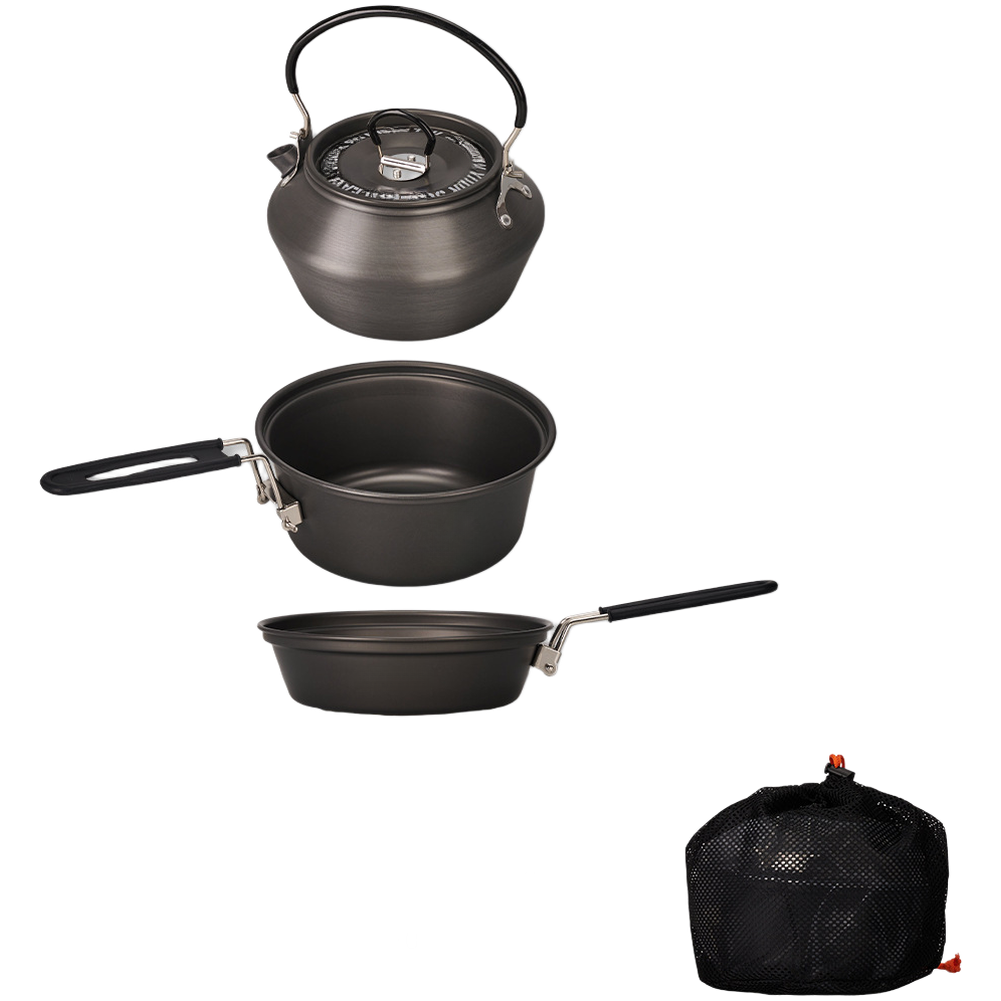 Camping Lightweight Cooking Pot - Juego de utensilios de cocina de