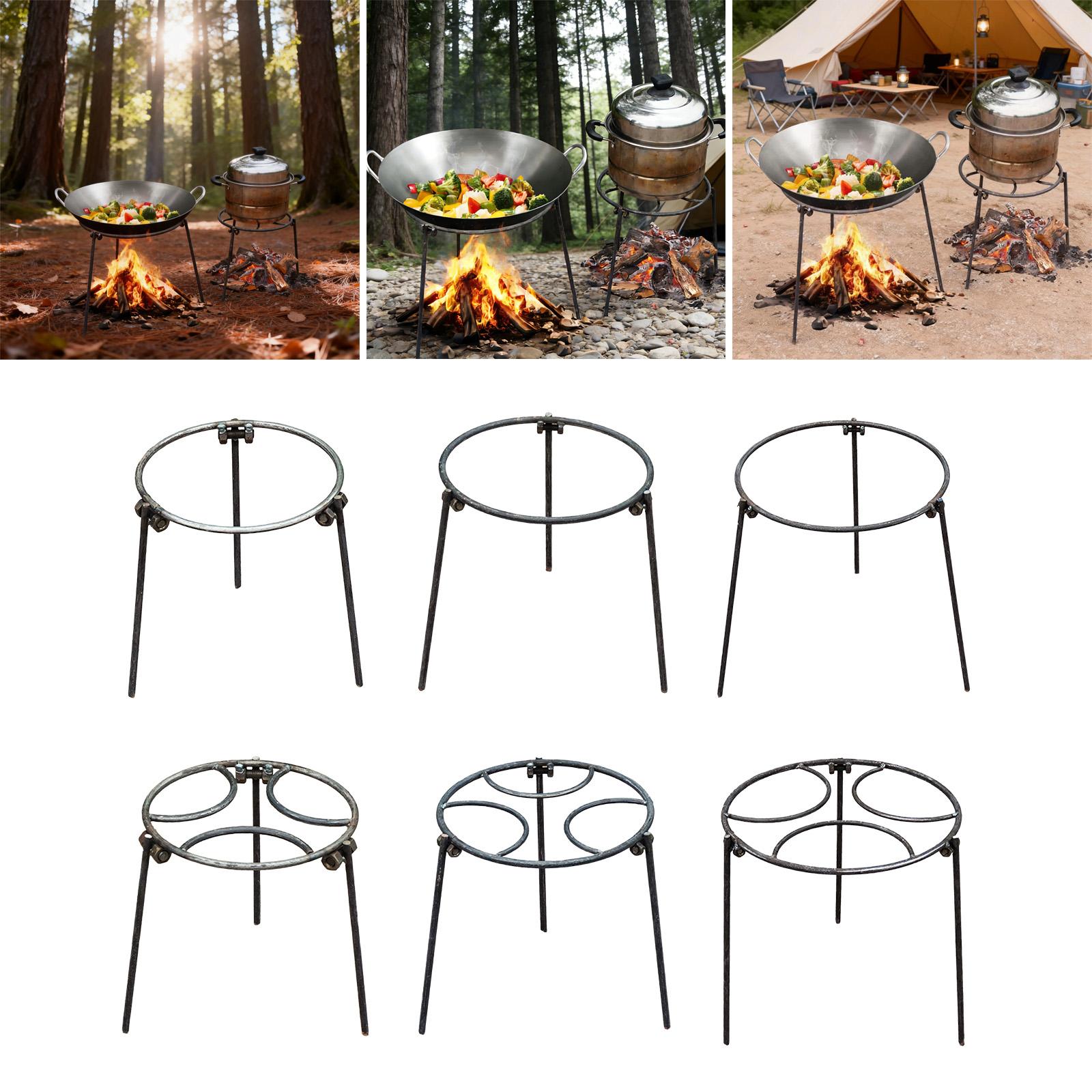 Camping Cooking Grate - Trípode para Fogatas, Soporte Multiusos para