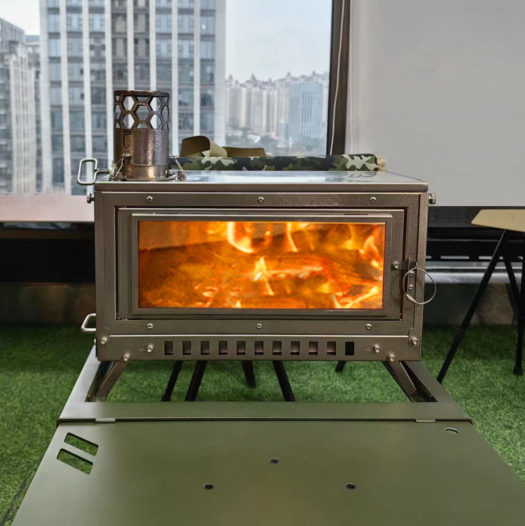 Camping Cooking Grate - Estufa de leña, estufa de tienda,