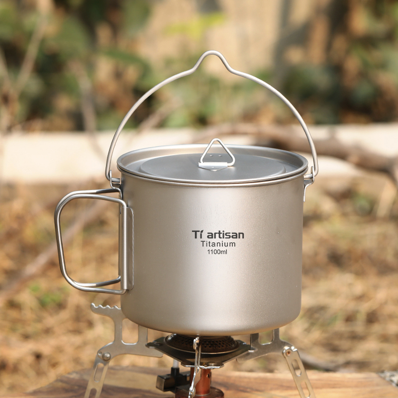 Camping Cooking Backpack - Tiartisan - Juego de ollas de