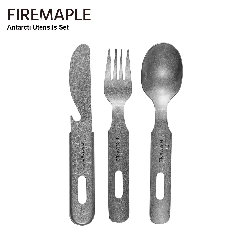 Camping Cooking And Eating Set - Juego de utensilios 3 en 1