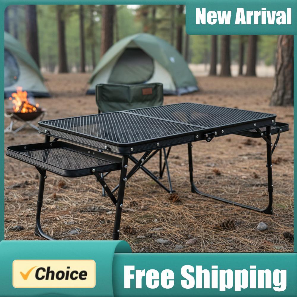 Camping Cooking Table - Mesa plegable para parrilla, mesa de