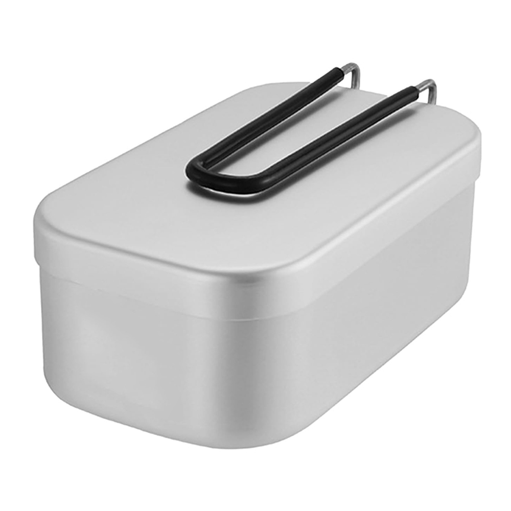 Camping Outdoor Cooking Table - Fiambreras de aluminio de 800ML, utensilios