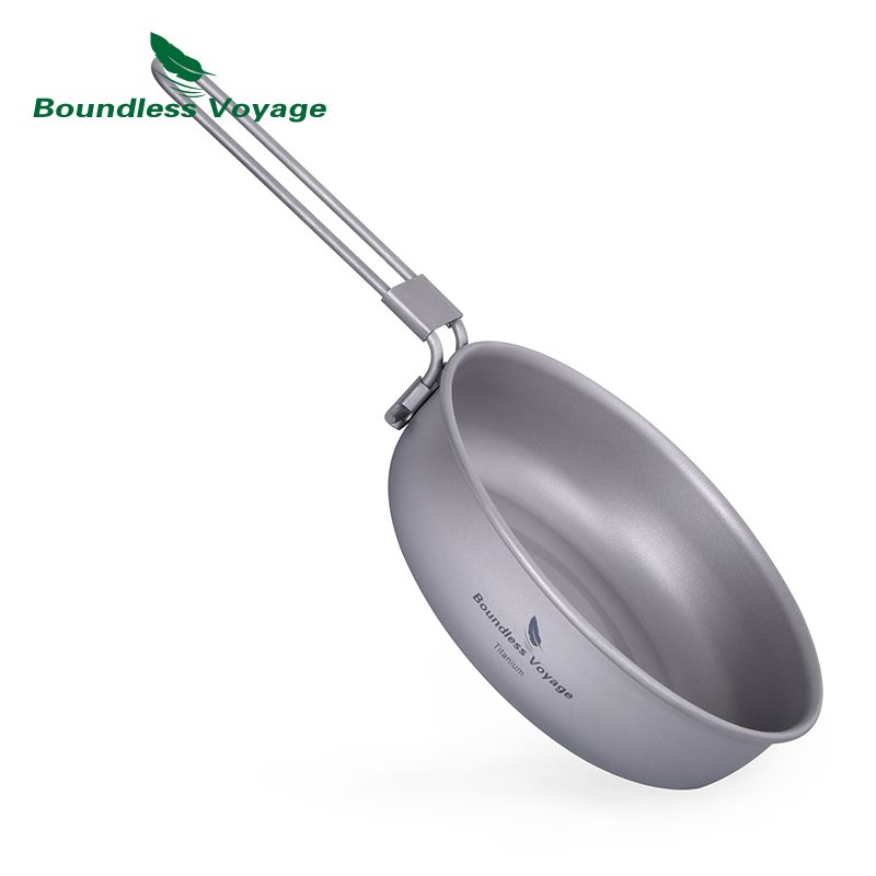 Camping Cooking Griddle - Sartén de titanio ultraligera Boundless Voyage