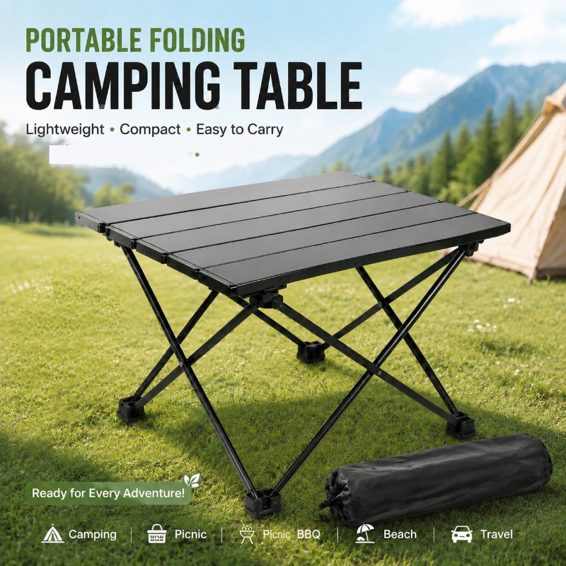 Camping Cooking Backpack - Mesa de Camping Plegable Ligera y