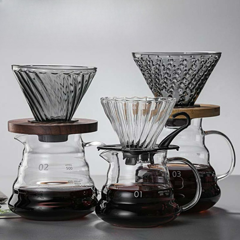 Camping Cooking Accessories - Juego de cafetera de vidrio de