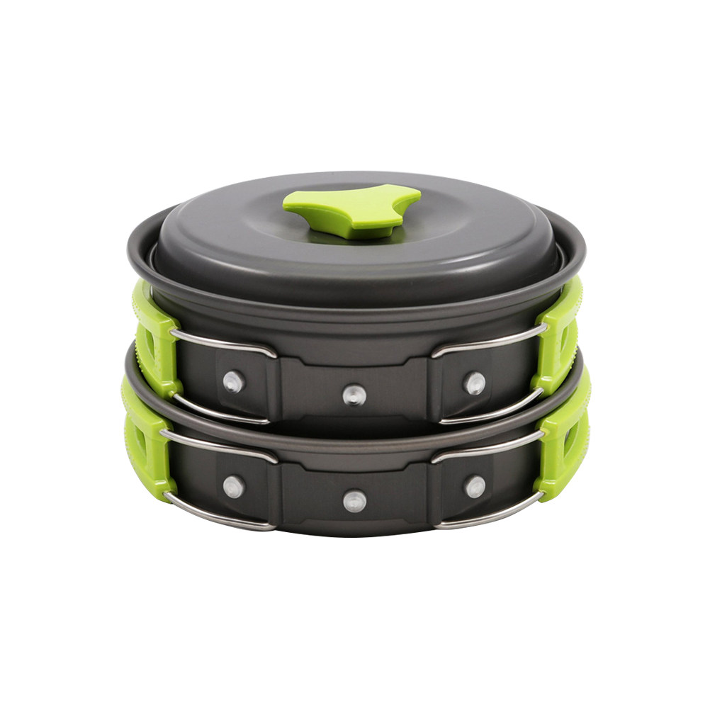 Juego de 10 piezas de utensili - Camping Lightweight Cooking Pot reseña y precio