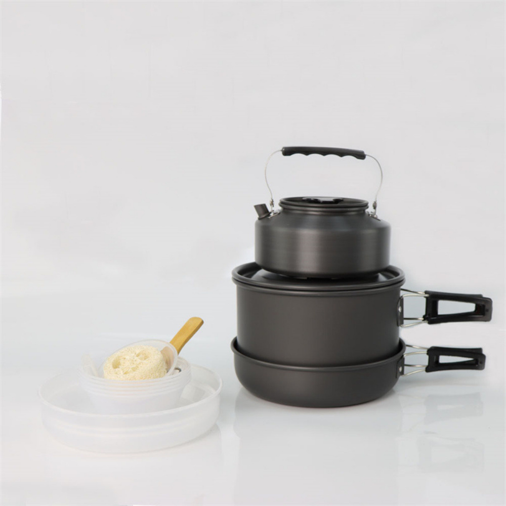 Juego de Cocina para Acampar a - Camping Lightweight Cooking Pot reseña y precio
