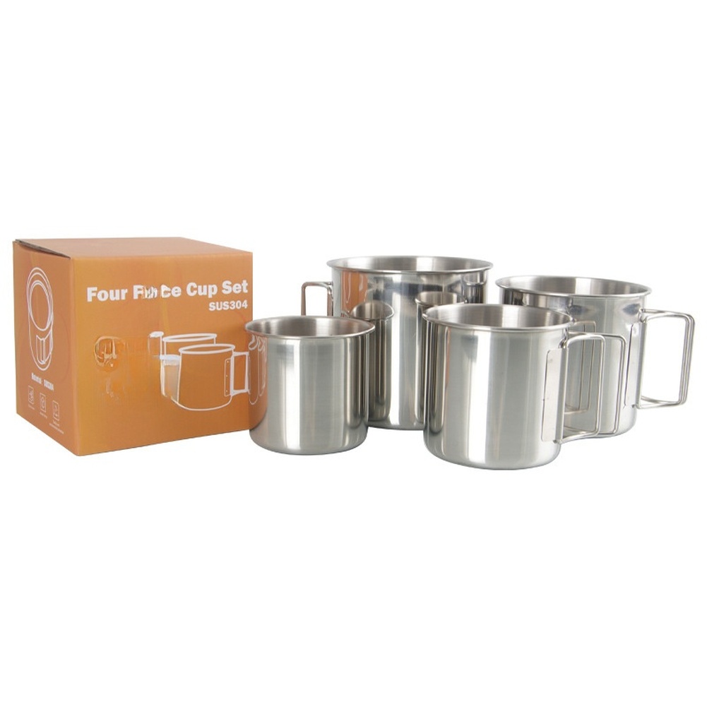 Juego de tazas de camping de a - Camping Cooking Set For 4 reseña y precio