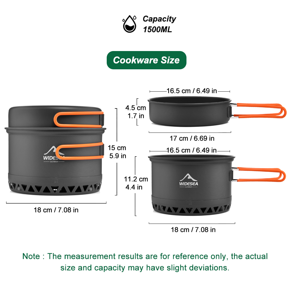 Vajilla para acampar, juego de - Camping Cooking Accessories reseña y precio