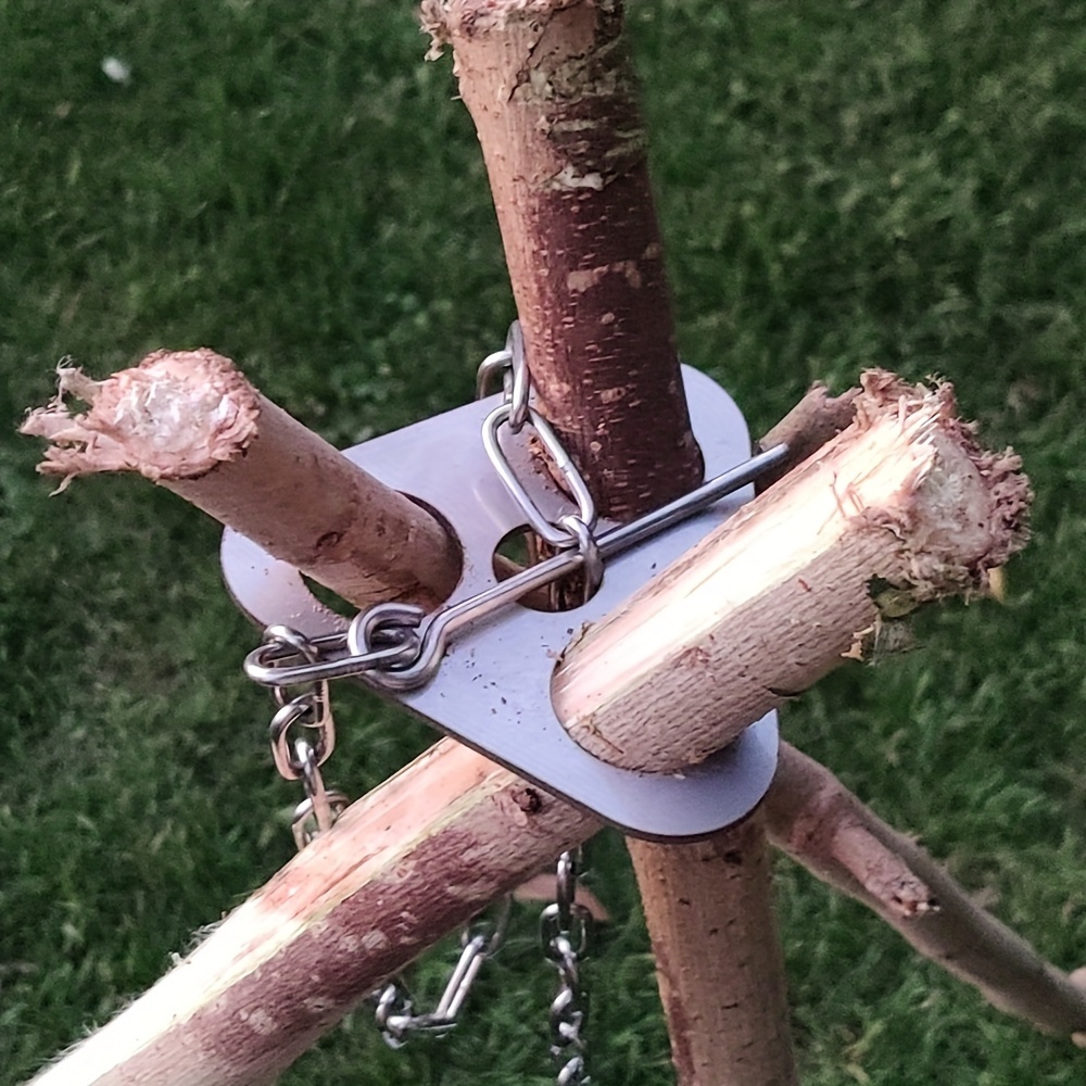 Trípode para barbacoa al aire  - Camping Cooking Grate reseña y precio