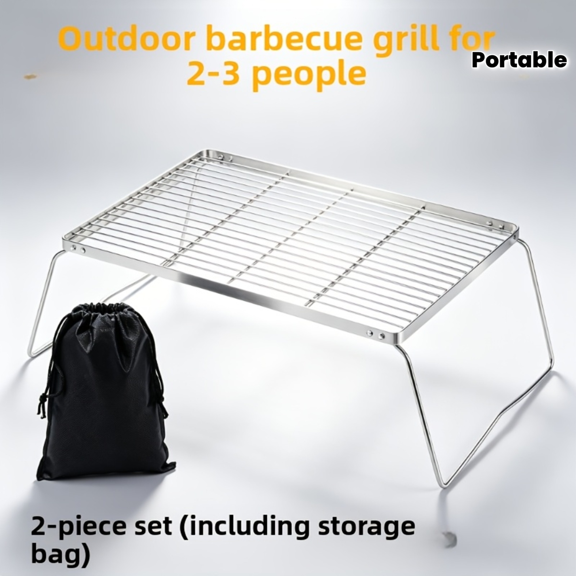 Soporte portátil plegable de a - Camping Cooking Griddle reseña y precio