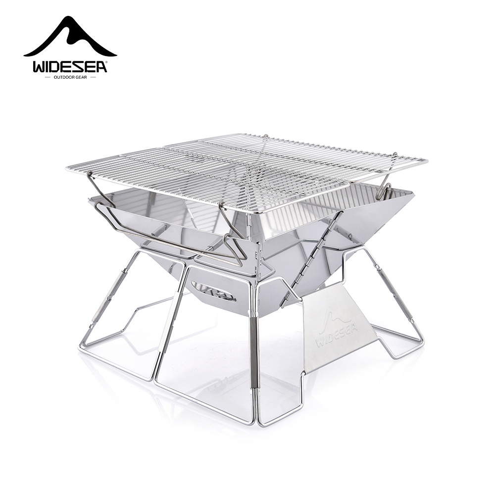 Widesea-parrilla de acampada a - Camping Cooking Grate reseña y precio