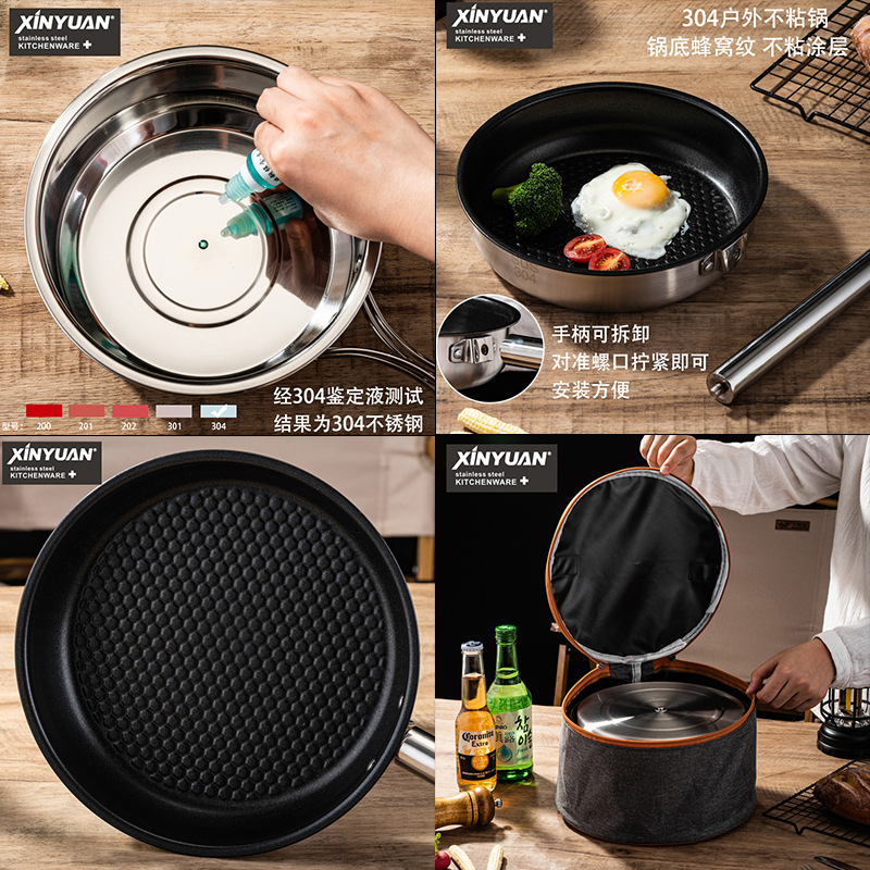 Juego de Utensilios de Cocina  - Camping Cooking Set For 4 reseña y precio