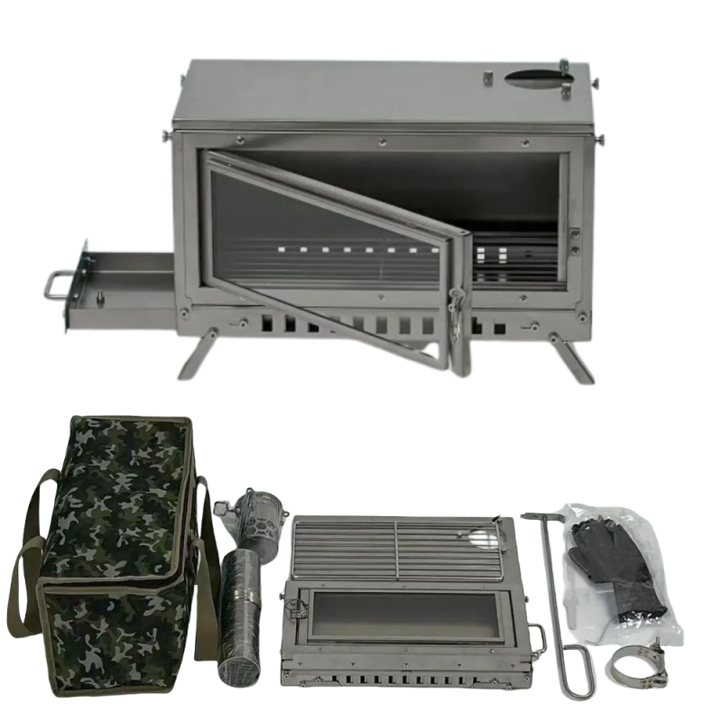 Estufa de leña, estufa de tien - Camping Cooking Grate reseña y precio