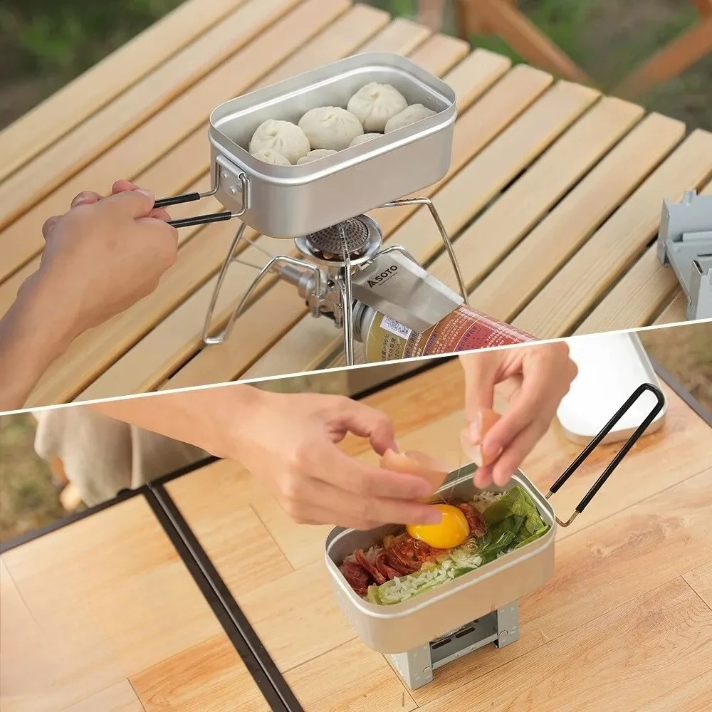 Fiambreras de aluminio de 800/ - Camping Outdoor Cooking Table reseña y precio