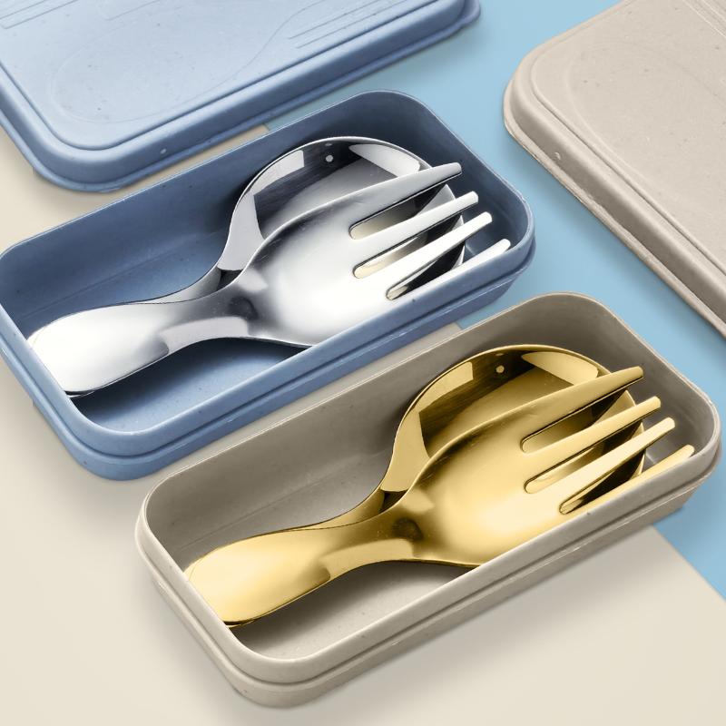 Cuchara portátil de acero inox - Camping Cooking And Eating Set reseña y precio