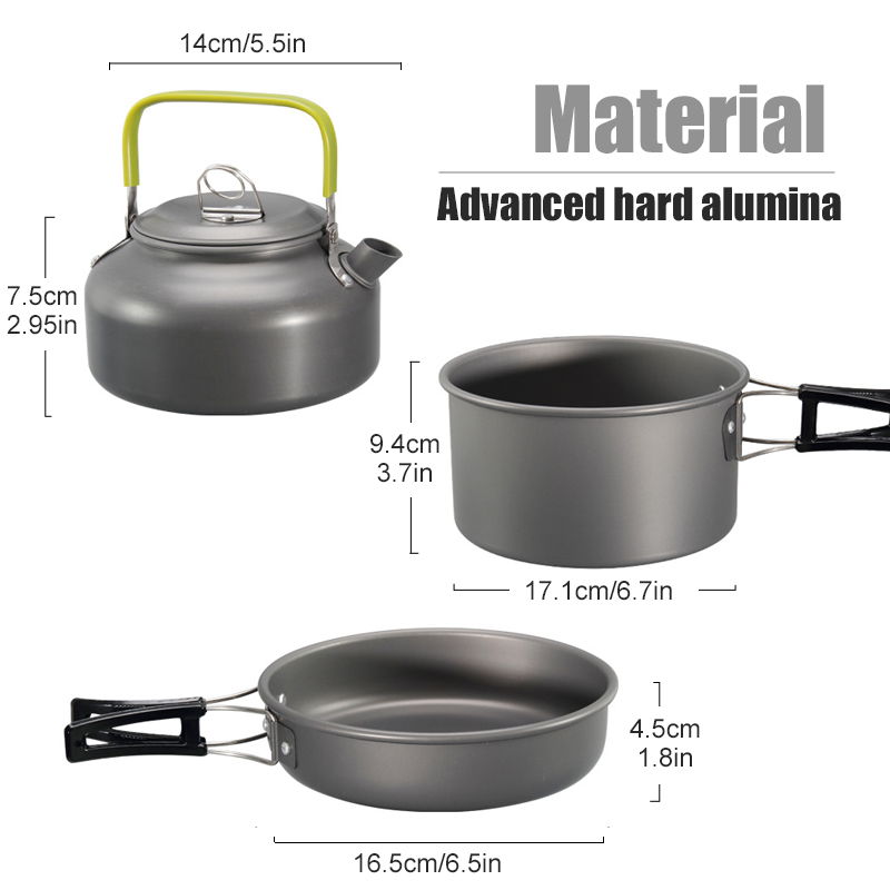 WESTTUNE-Kit de utensilios de  - Camping Cooking Full Set reseña y precio
