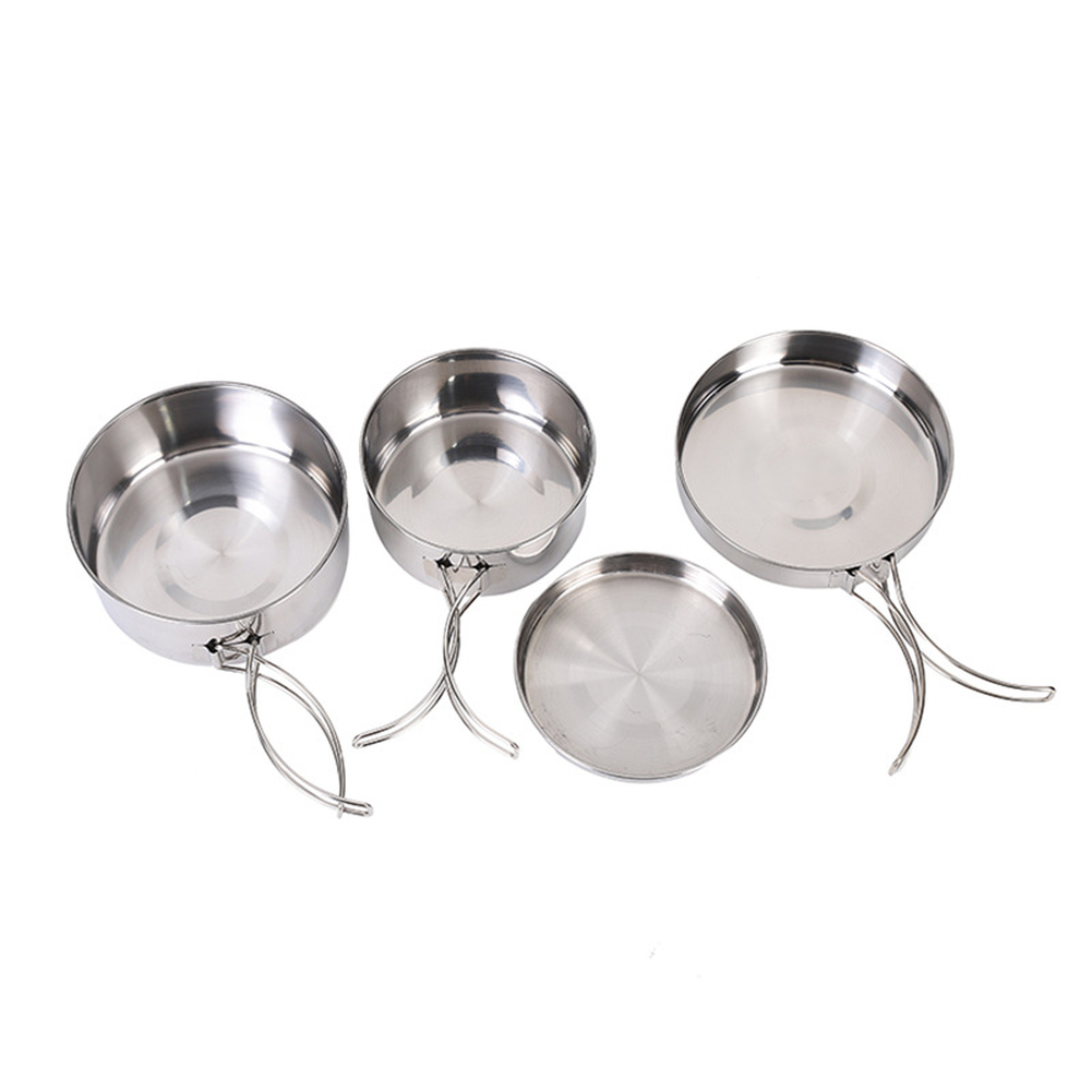 Juego de cocina para exteriore - Camping Cooking Set For 4 reseña y precio
