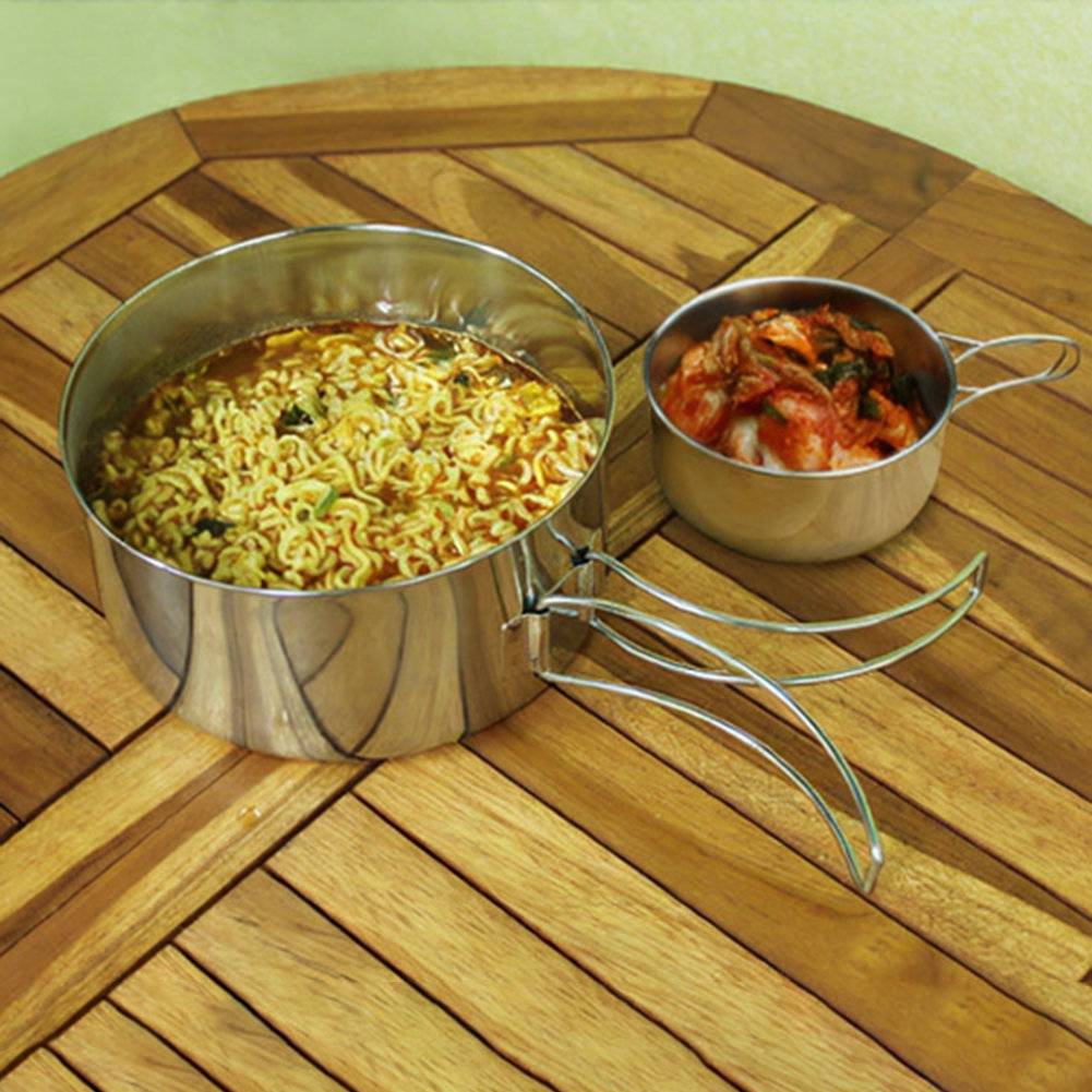 Juego de cocina para exteriore - Camping Cooking Set For 4 reseña y precio