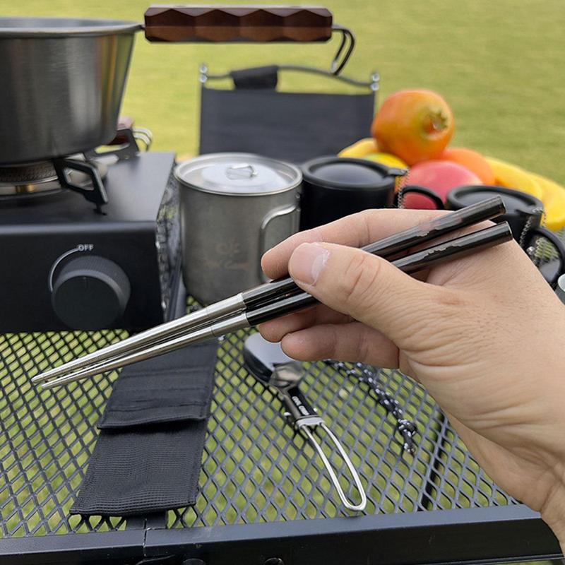 Palillos de cuchara plegables  - Camping Cooking And Eating Set reseña y precio