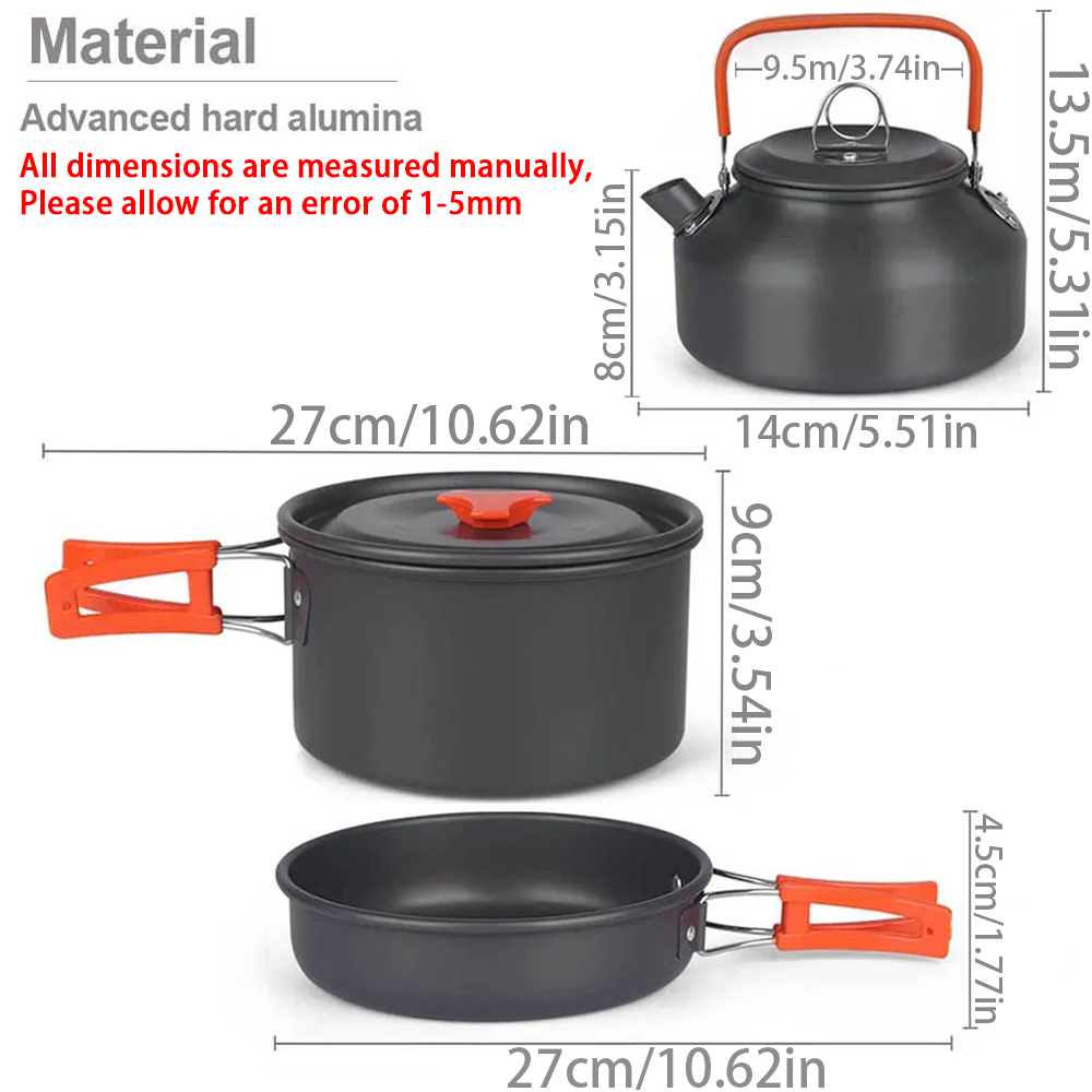 1 Uds./1 Juego de utensilios d - Camping Cooking Full Set reseña y precio