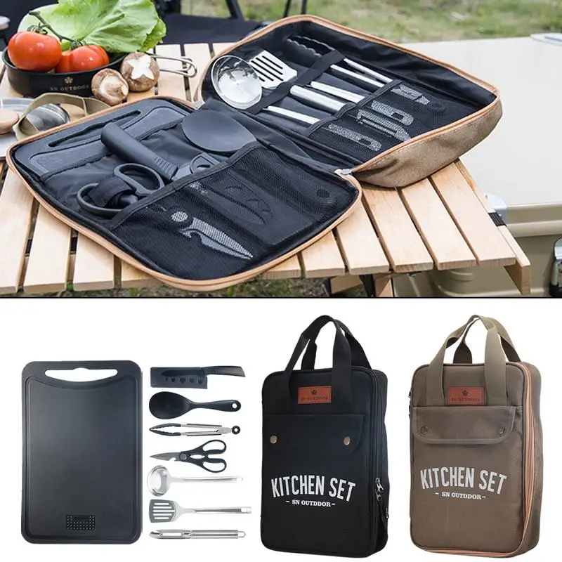 Juego de Utensilios de Cocina  - Camping Cooking Full Set reseña y precio