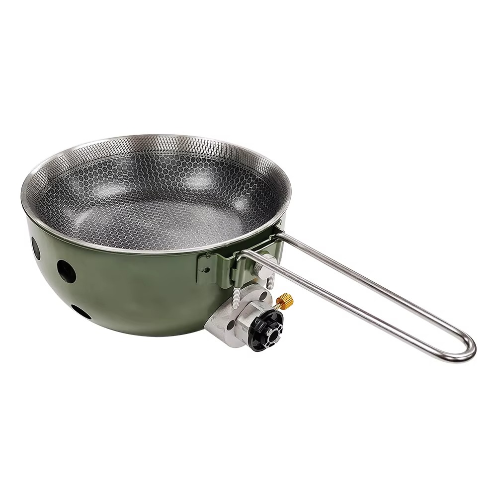 Olla Antiadherente con Tapa, C - Camping Cooking Set For 4 reseña y precio