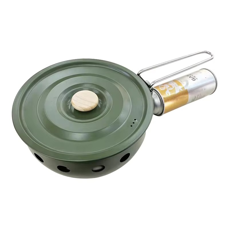 Olla Antiadherente con Tapa, C - Camping Cooking Set For 4 reseña y precio