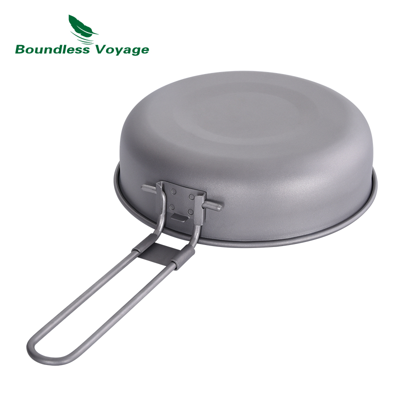 Sartén de titanio ultraligera  - Camping Cooking Griddle reseña y precio
