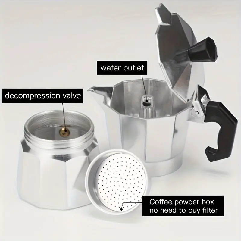 Cafetera Moka Clásica de Alumi - Camping Cooking Accessories reseña y precio