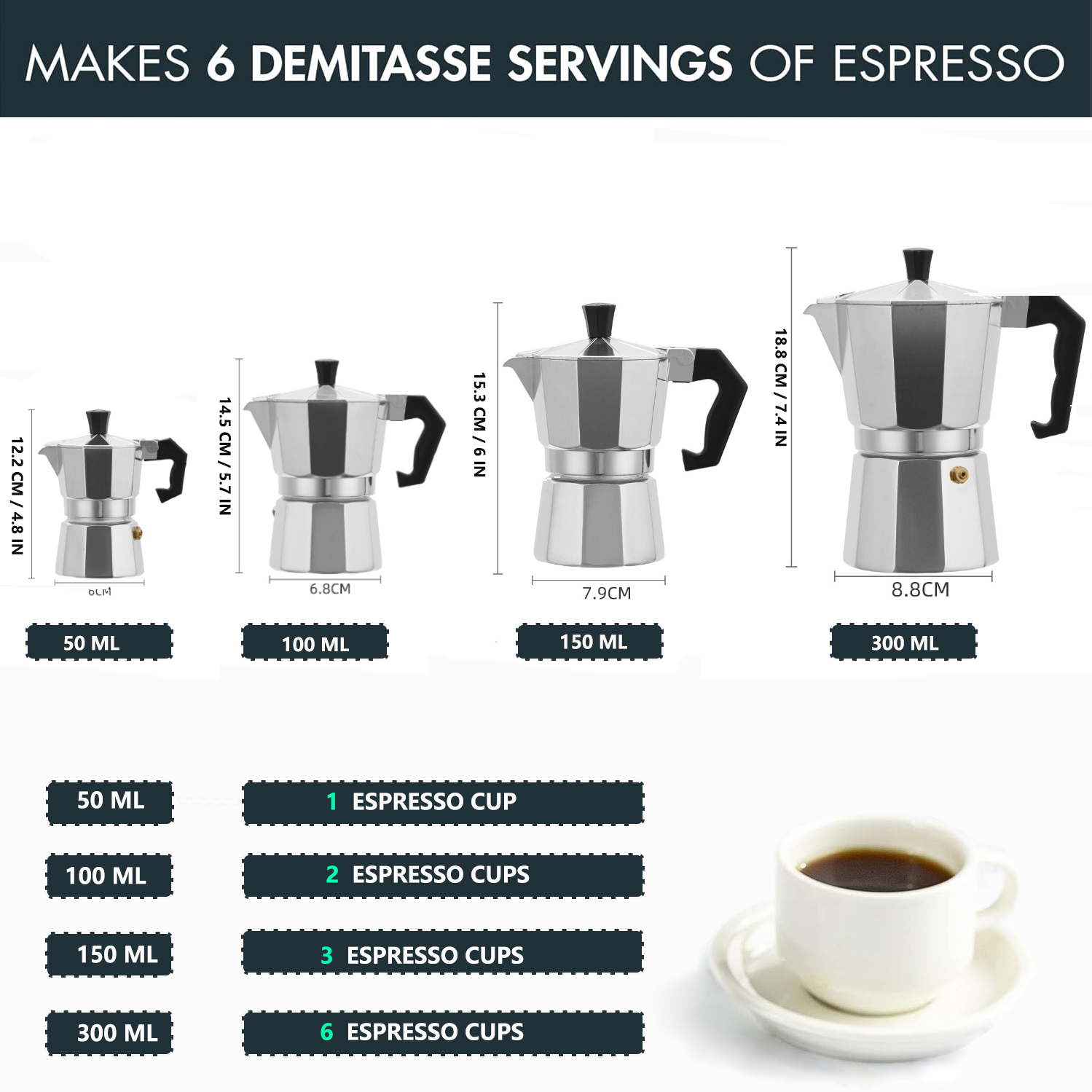 Cafetera Moka Clásica de Alumi - Camping Cooking Accessories reseña y precio