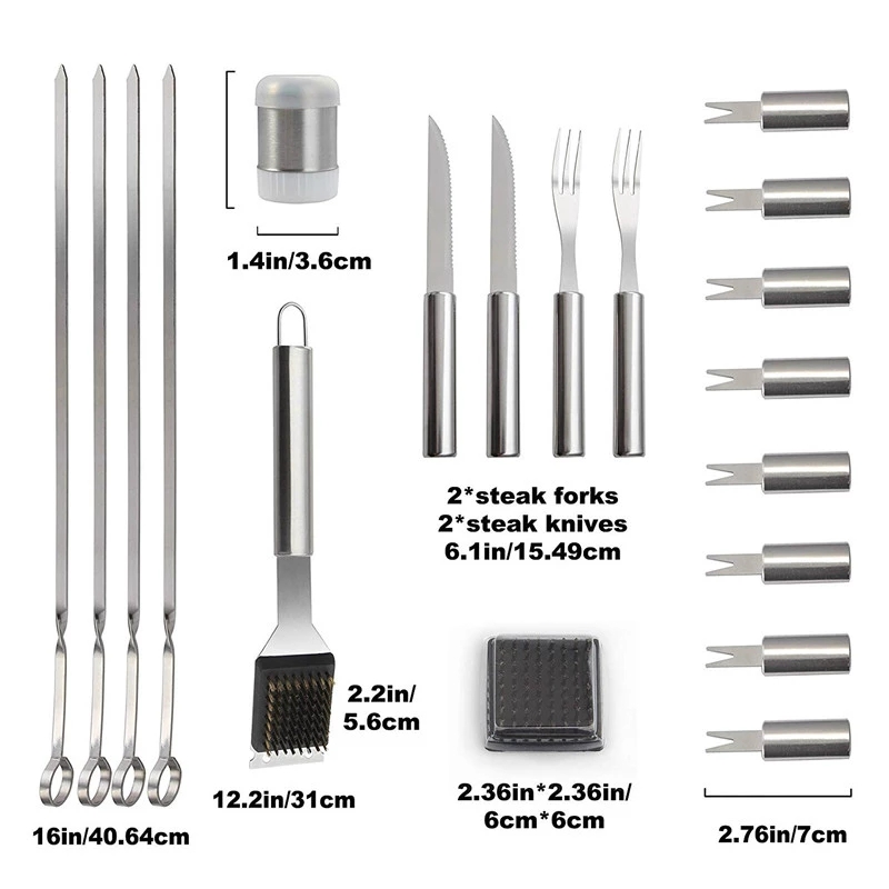 Juego de Herramientas para bar - Camping Cooking Set For 4 reseña y precio
