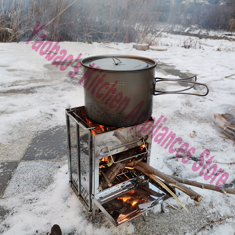 Estufa de Leña Portátil Desmon - Camping Cooking Accessories reseña y precio