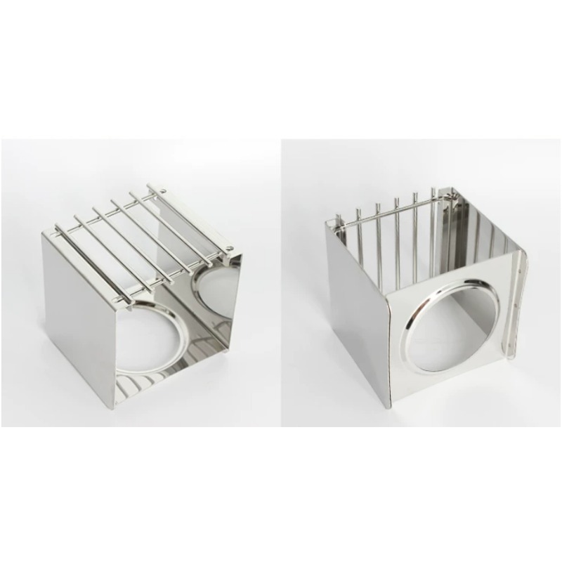 Soporte Cuadrado de Acero Inox - Camping Cooking Accessories reseña y precio