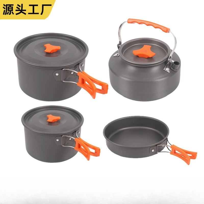 Juego de Utensilios de Cocina  - Camping Cooking Set For 4 reseña y precio