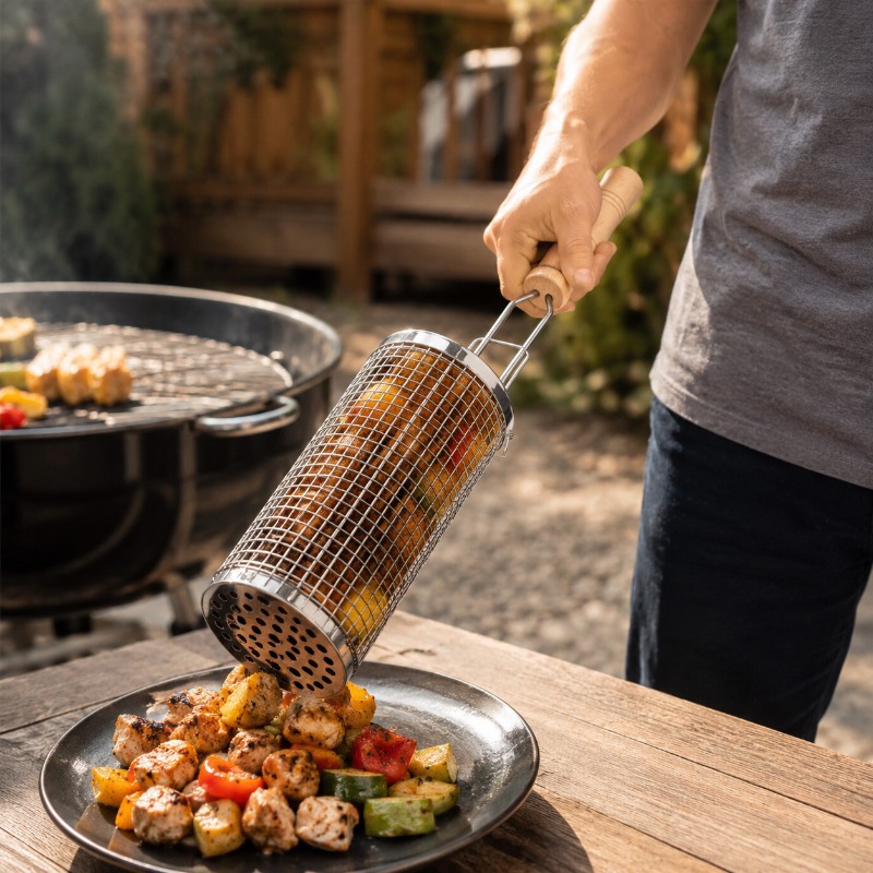 Juego de Cestas Redondas para  - Camping Cooking Griddle reseña y precio