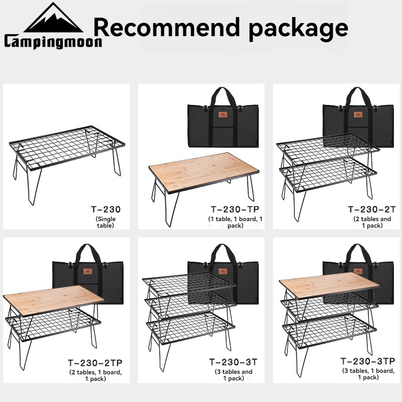 CAMPINGMOON T-230 Mesa de Camp - Camping Cooking Table reseña y precio