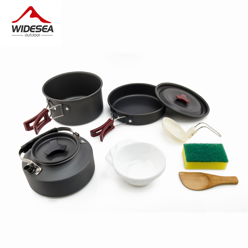 Widesea-Juego de utensilios de - Camping Cooking And Eating Set reseña y precio