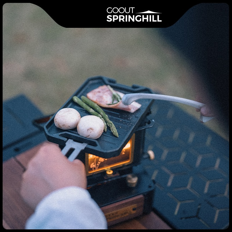 COOUT SPRINGHILL Mini Parrilla - Camping Cooking Griddle reseña y precio