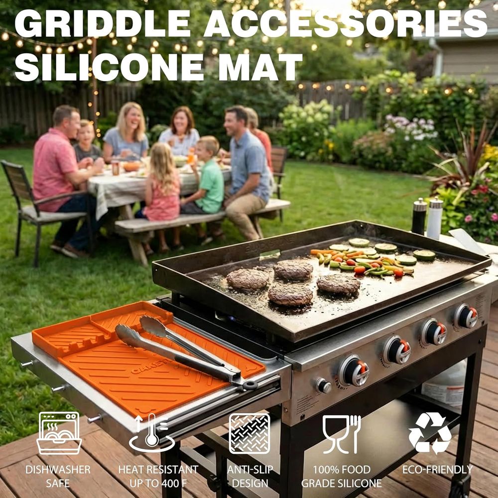 Tapetes de Silicona para Parri - Camping Cooking Griddle reseña y precio