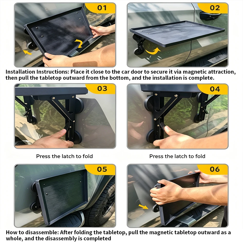 Bandeja Plegable para Puerta L - Camping Cooking Accessories reseña y precio
