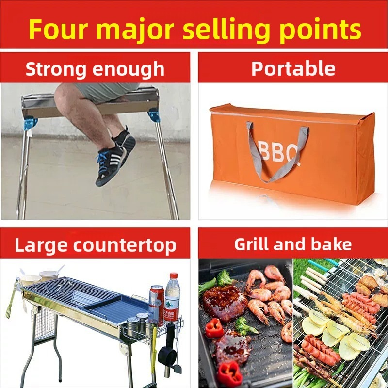 Parrilla de Carbón Plegable Gr - Camping Cooking Griddle reseña y precio