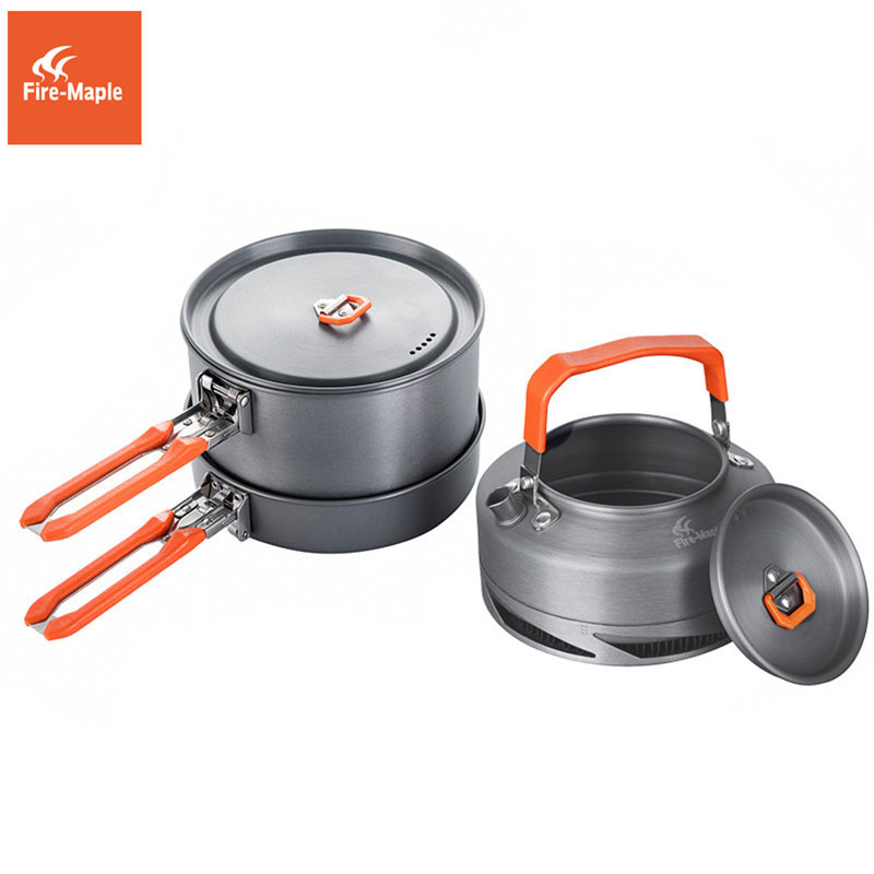 Fire Maple utensilios Camping  - Camping Cooking Full Set reseña y precio
