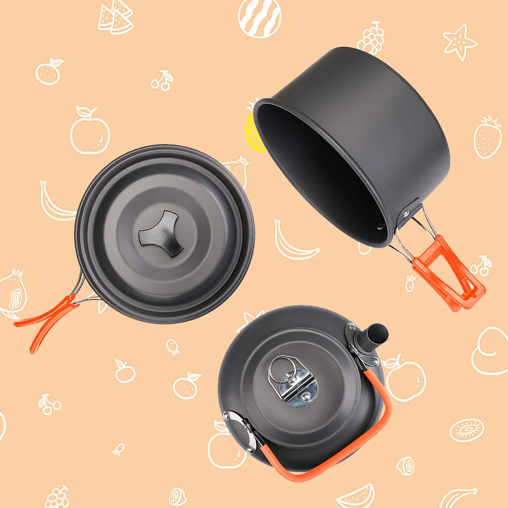 Kit de utensilios de cocina pa - Camping Lightweight Cooking Pot reseña y precio