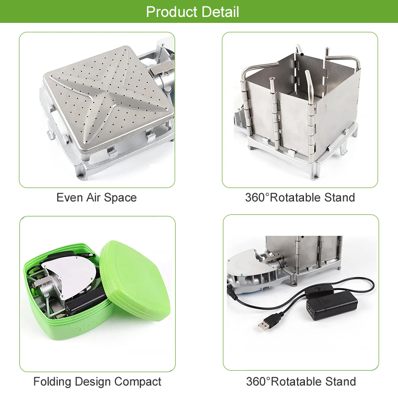 BRS 6000W estufa de leña al ai - Camping Cooking Grate reseña y precio