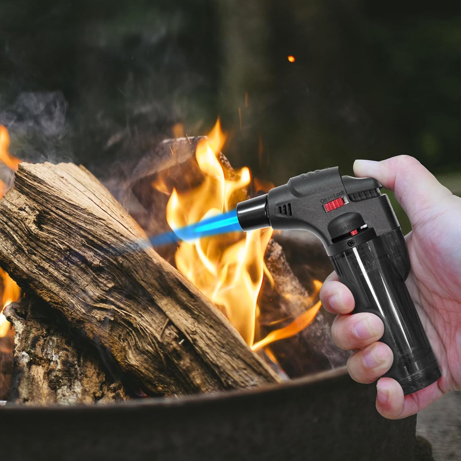 Encendedor de llama de chorro  - Camping Cooking Griddle reseña y precio